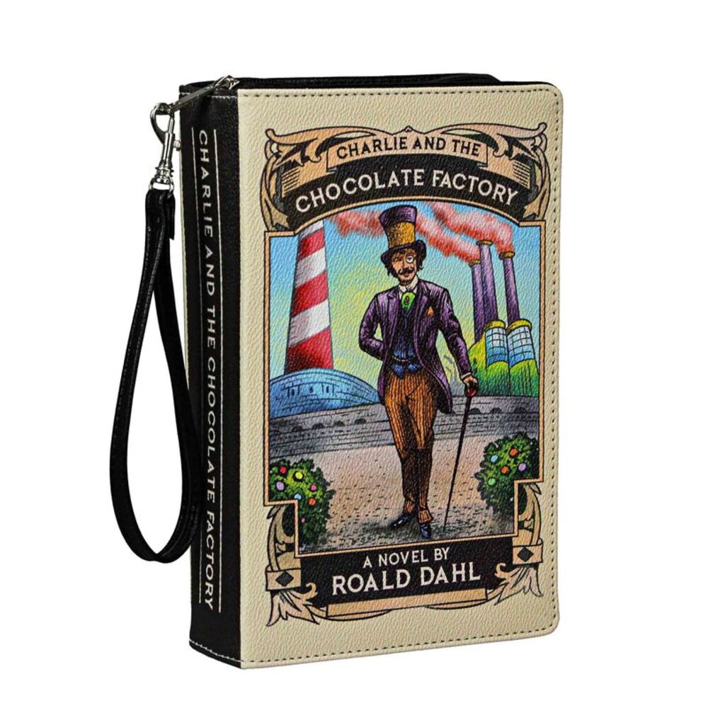 Vinyl Charlie & The Chocolate Factory Book Handbag Novelty Crossbody Bag